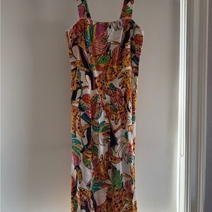 Tropical Print Women's Dress